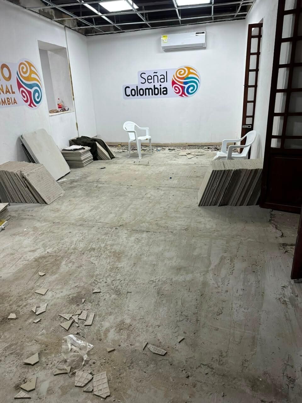 Adecuación del estudio de RTVC en Cartagena para Señal Colombia
